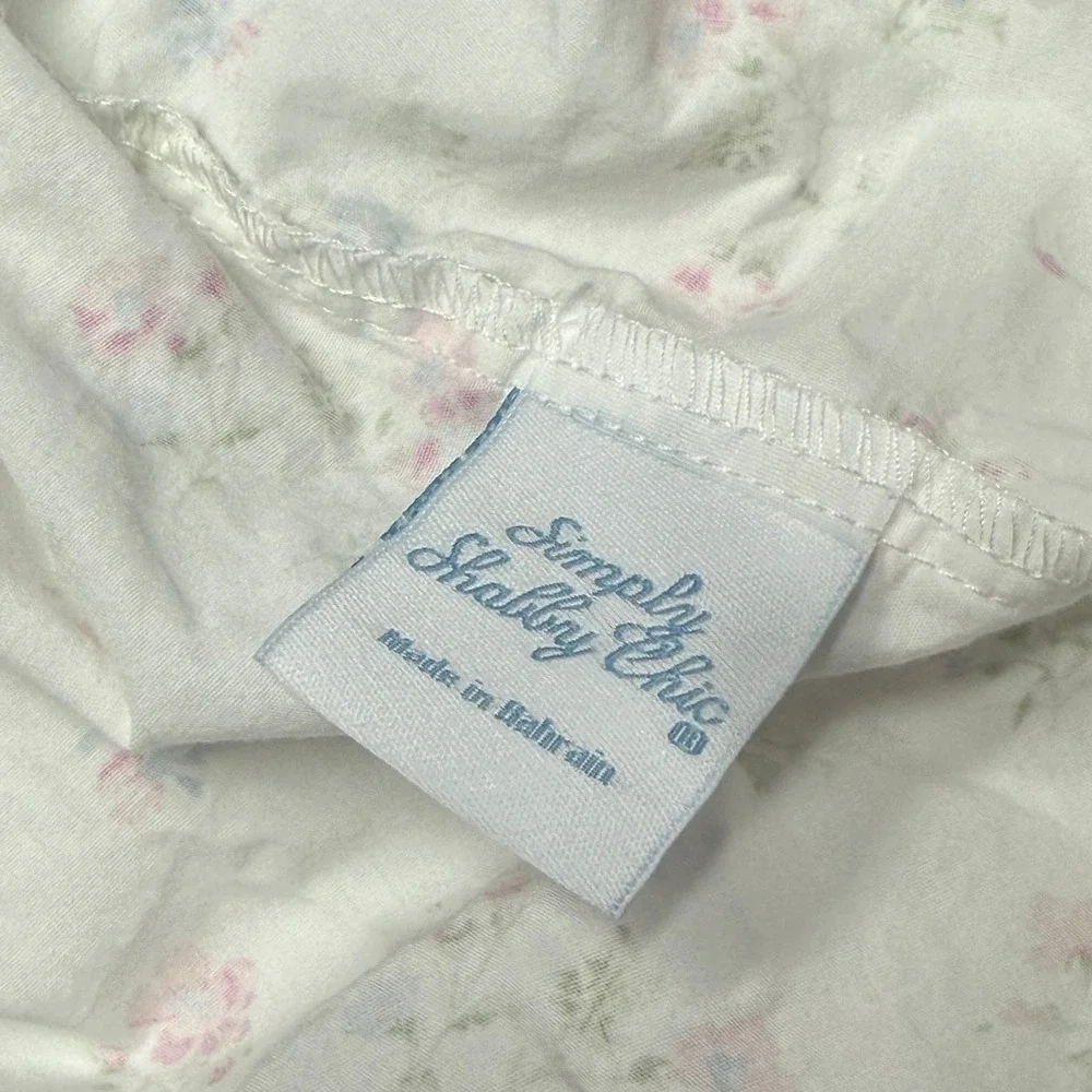 Simply Shabby Chic Candy Floral Queen Sheet Set Fitted Flat & 2 Pillowcase 4pc